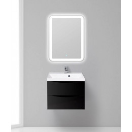 BelBagno Тумба с раковиной MARINO 600 Nero Lucido