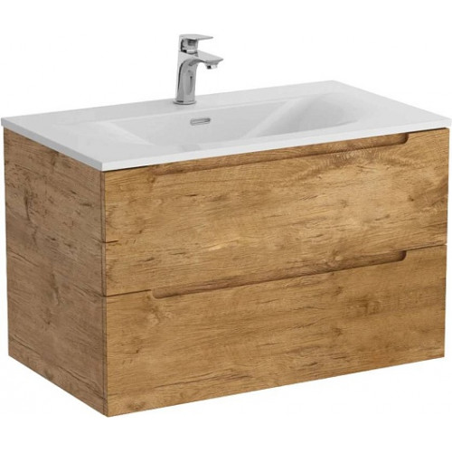 BelBagno Тумба с раковиной Etna 90 подвесная Rovere Nature с раковиной BB-8099-90