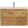 BelBagno Тумба с раковиной Etna 90 подвесная Rovere Nature с раковиной BB-8099-90