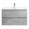 BelBagno Тумба с раковиной Albano 80 подвесная Cemento Verona Grigio