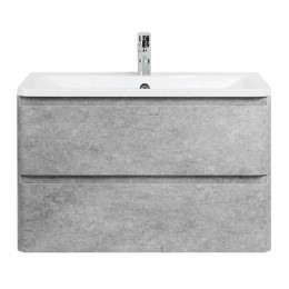 BelBagno Тумба с раковиной Albano 80 подвесная Cemento Verona Grigio
