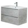 BelBagno Тумба с раковиной Albano 80 подвесная Cemento Verona Grigio