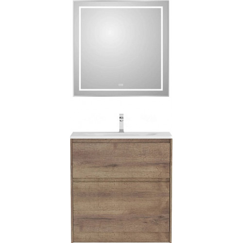 BelBagno Тумба с раковиной Kraft 39 80 напольная Rovere Tabacco с раковиной BB-8099-3-80