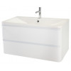 BelBagno Тумба с раковиной Albano 80 подвесная Bianco Lucido