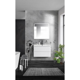 BelBagno Тумба с раковиной Albano 80 подвесная Bianco Lucido