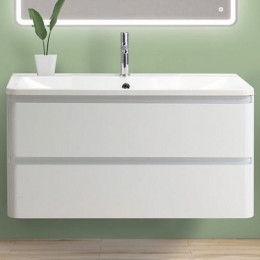 BelBagno Тумба с раковиной Albano 80 подвесная Bianco Lucido