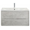 BelBagno Тумба с раковиной Acqua 80 подвесная Cemento Verona Grigio