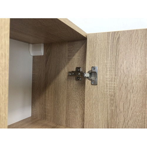 Comforty Зеркальный шкаф Тромсе 80 дуб сонома