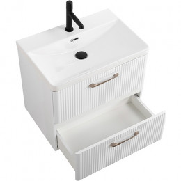 BelBagno Тумба с раковиной Due 50 подвесная Bianco Lucido