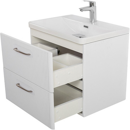 BelBagno Тумба с раковиной Due 50 подвесная Bianco Lucido