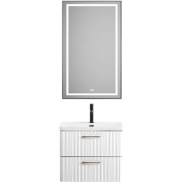 BelBagno Тумба с раковиной Due 50 подвесная Bianco Lucido