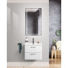 BelBagno Тумба с раковиной Due 50 подвесная Bianco Lucido