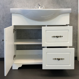 Comforty Тумба с раковиной Севилья 85 слоновая кость