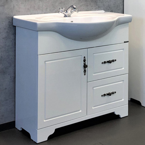 Comforty Тумба с раковиной Севилья 85 слоновая кость