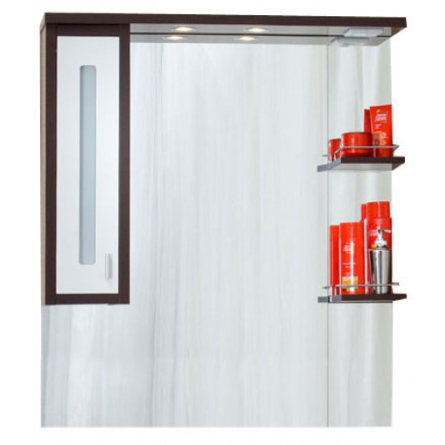 Бриклаер Зеркальный шкаф Бали 90 L венге