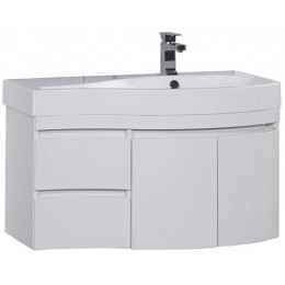 Aquanet Тумба под раковину Сопрано 2-95 R белая