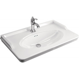 Comforty Тумба с раковиной Монако 80 2 белая