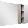 Comforty Мебель для ванной Милан 120 78189 с черной столешницей подвесная белая
