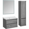 ASB-Woodline Мебель для ванной Лорена 80 подвесная grigio
