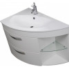 De Aqua Мебель для ванной Трио Люкс 90 L, зеркало Алюминиум
