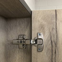 Comforty Зеркальный шкаф Вена 55 дуб дымчатый