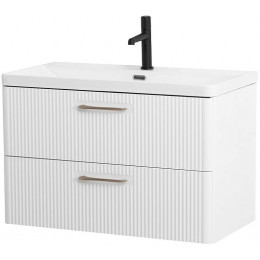 BelBagno Тумба с раковиной Due 80 подвесная Bianco Lucido