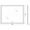 BelBagno Зеркало SPC-GRT-1000-800-LED-TCH-PHONE