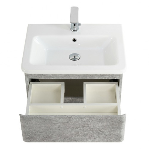 BelBagno Тумба с раковиной Albano-Cer 60 подвесная Cemento Verona Grigio
