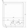 Vigo Мебель для ванной Grani 600-2-1 белая