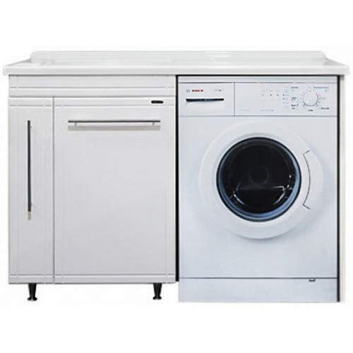 Водолей Мебель для ванной 1300 с раковиной под стиральную машину