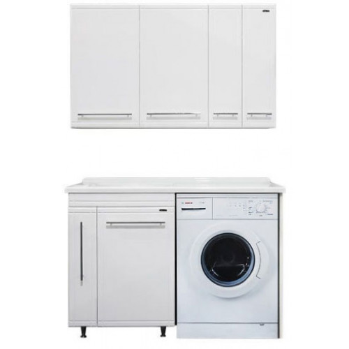 Водолей Мебель для ванной 1300 с раковиной под стиральную машину