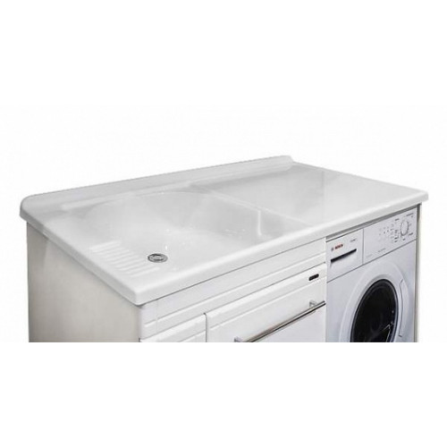 Водолей Мебель для ванной 1300 с раковиной под стиральную машину