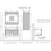 Comforty Тумба с раковиной Марсель 90 T-Y9378 подвесная белая матовая