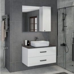 Comforty Тумба с раковиной Амстердам 95 белая
