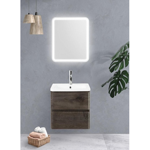 BelBagno Тумба с раковиной Albano-Cer 60 подвесная Rovere Nature Grigio