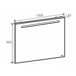 Roca Зеркало Gap 100