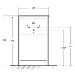 BelBagno Мебель для ванной Kraft 39 50 Rovere Tabacco