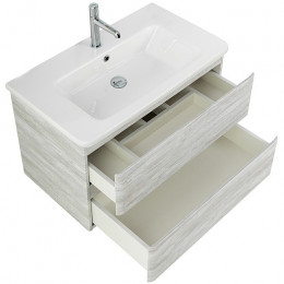 BelBagno Тумба с раковиной Albano-Cer 80 подвесная Rovere Vintage Bianco