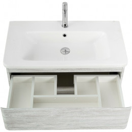 BelBagno Тумба с раковиной Albano-Cer 80 подвесная Rovere Vintage Bianco