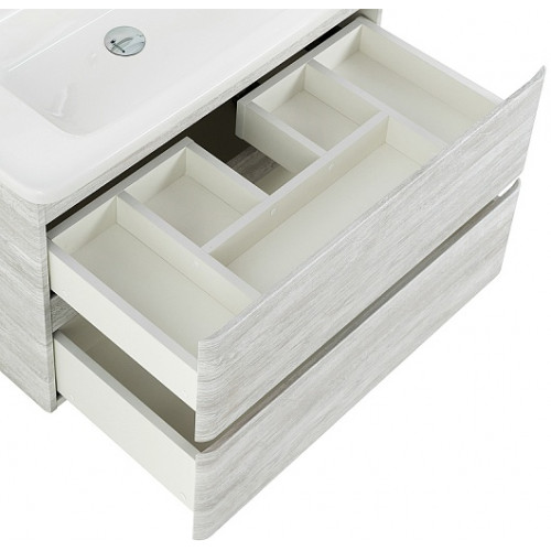 BelBagno Тумба с раковиной Albano-Cer 80 подвесная Rovere Vintage Bianco