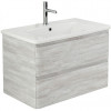 BelBagno Тумба с раковиной Albano-Cer 80 подвесная Rovere Vintage Bianco