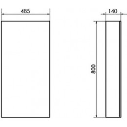 Comforty Мебель для ванной Порто 60 подвесная дуб темно-коричневый/черный муар