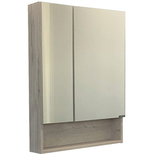 Comforty Зеркальный шкаф Парма 60 дуб дымчатый