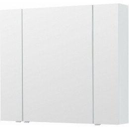 Aquanet Зеркальный шкаф Алвита New 100 белый матовый