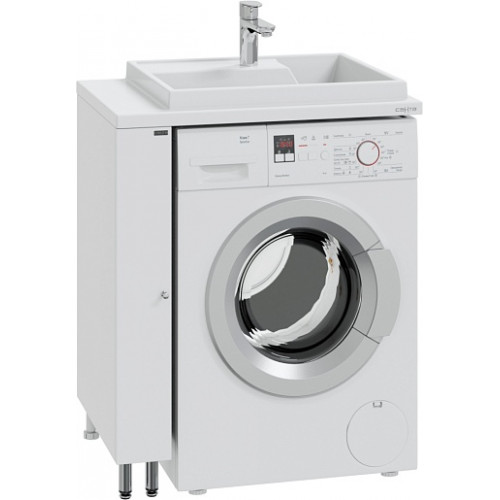 СанТа Тумба под раковину над стиральной машиной Луна 13 белая