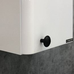 Comforty Зеркальный шкаф Амстердам 75 белый