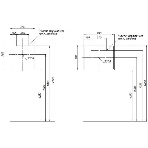 Aquanet Зеркало Оптима 60x75