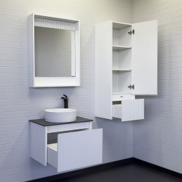 Comforty Зеркало Марсель 60 белое матовое