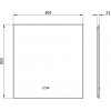 ASB-Woodline Мебель для ванной Гранада 80 подвесная тирамису софт