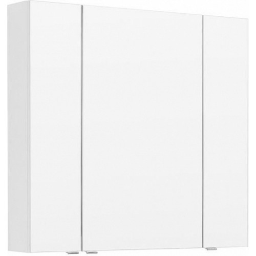 Aquanet Зеркальный шкаф Алвита New 90 белый матовый